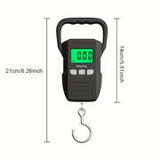 heavy duty digital hanging scale 132lb 60kg backlit lcd