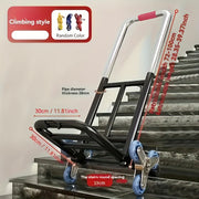 heavy duty folding trolley   adjustable buckles stair
