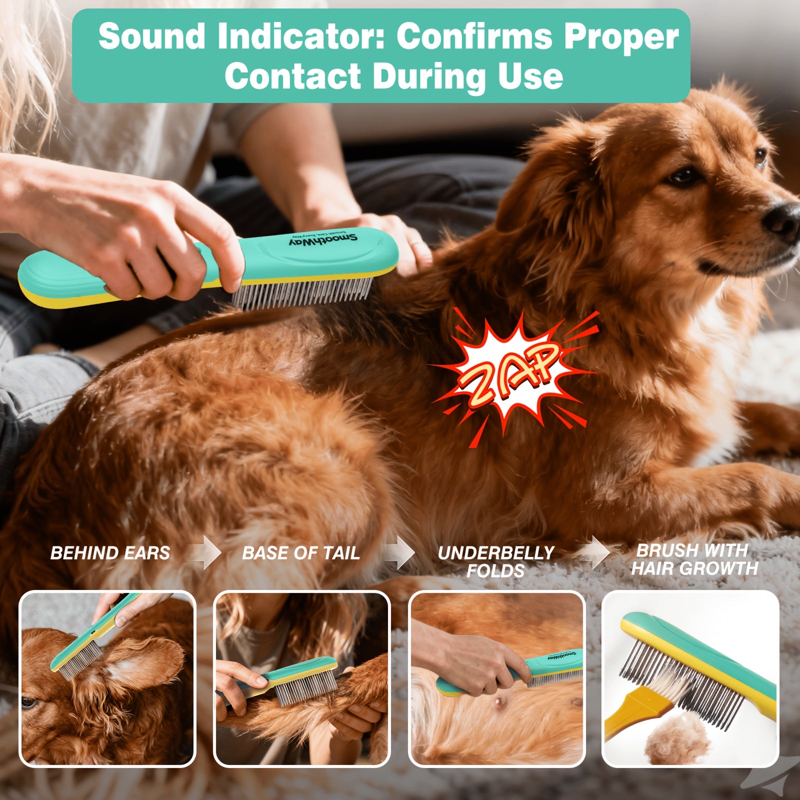 professional 3 row tick flea comb dogs cats stainless steel