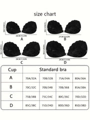 1 pair lace stick bras gathered push bras invisible self