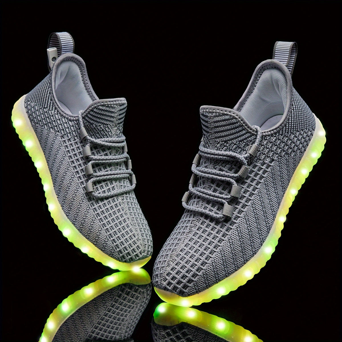 women men light shoes usb charging led shoes   halloween