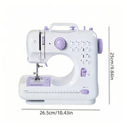 portable sewing machine beginners 12 stitches led light