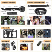 survival kit 258pcs survival gear supplies first aid kit