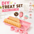 cake   mold set 9 inch pink double layer tray