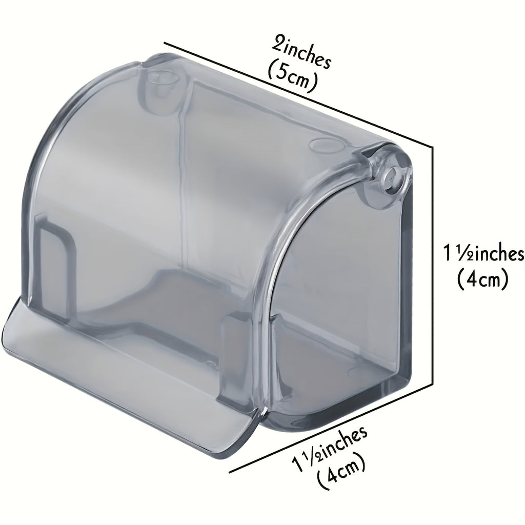 2pcs set razor holders storage boxes no drill dust proof