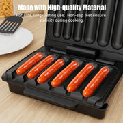 machine sausage grill nonstick plate oil