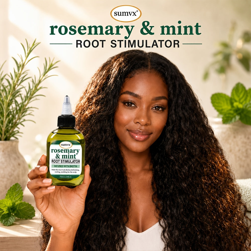 rosemary peppermint hair oil contains biotin rosemary