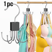 multi functional large capacity belt hanger rotating wooden