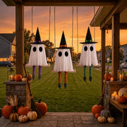 set 3 halloween hanging swing ghosts halloween decorations