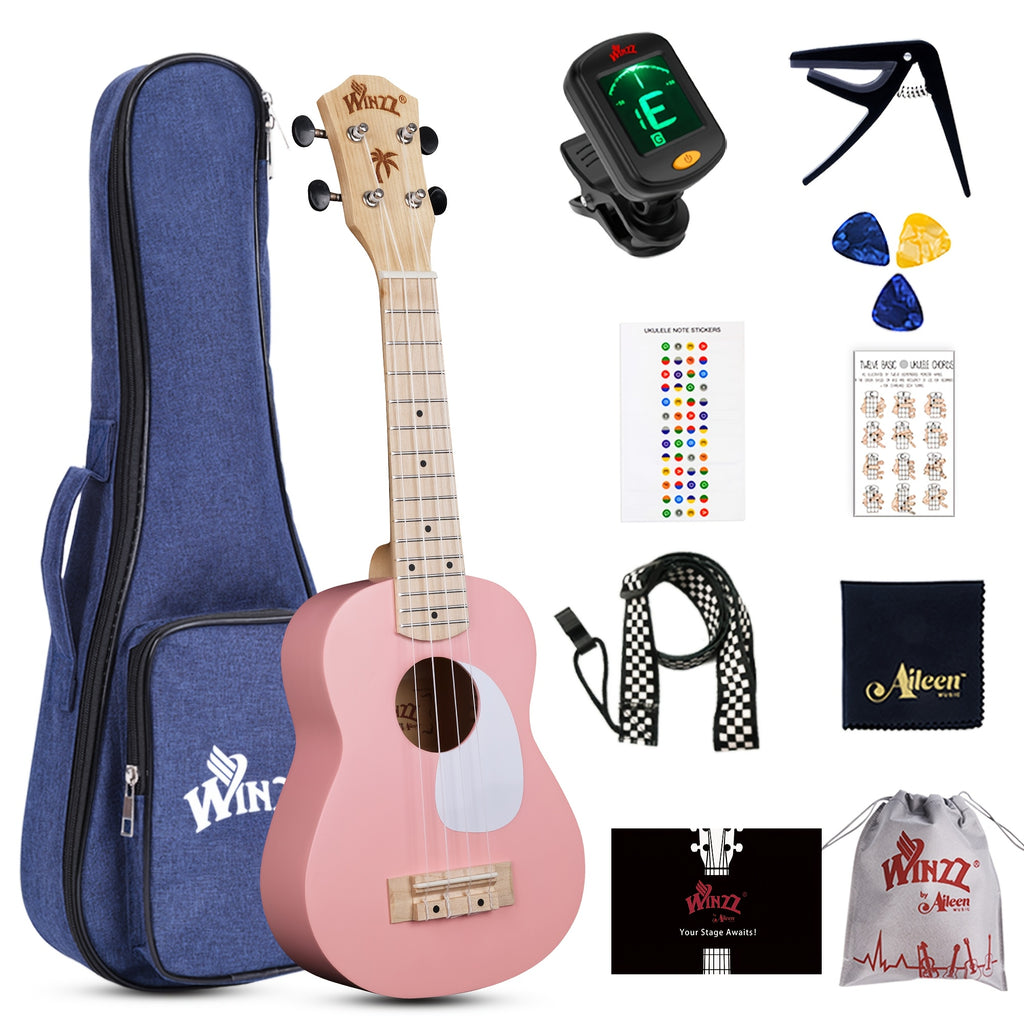 tg u2 21 inch   ukulele pack bundle
