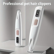 1 pet grooming electric clipper usb rechargeable led light