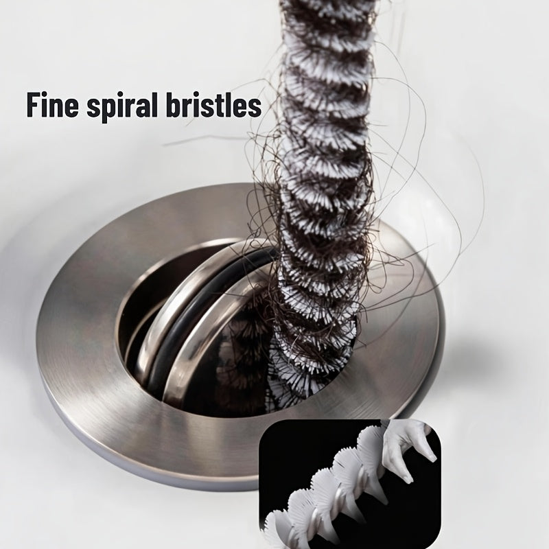 3pcs set   flexible drain pipe cleaning brushes