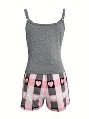 womens casual two piece set strapless top bow detail print
