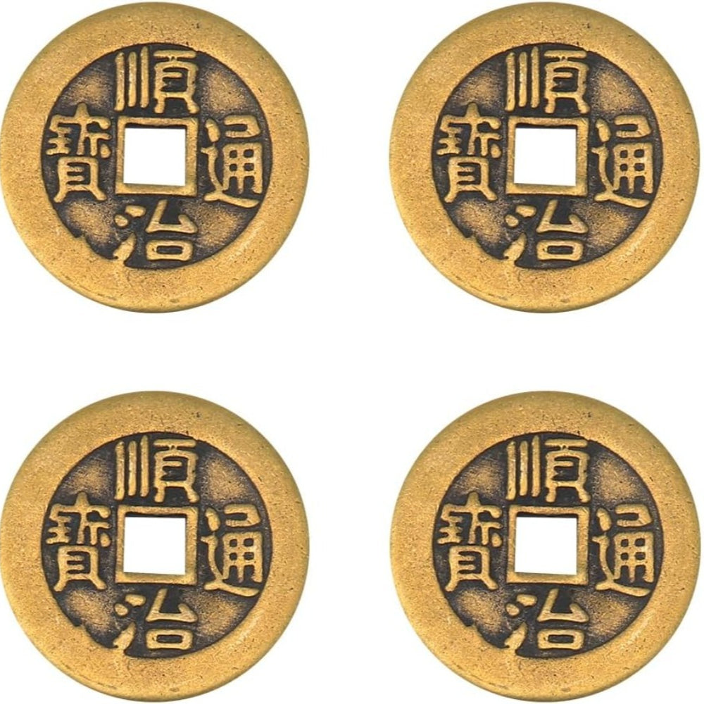 6pcs set thickened five emperors   brass