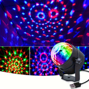 1 hd prism rgb disco ball light rotating disco ball light