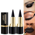 waterproof eyeliner pencil quick dry matte single end black