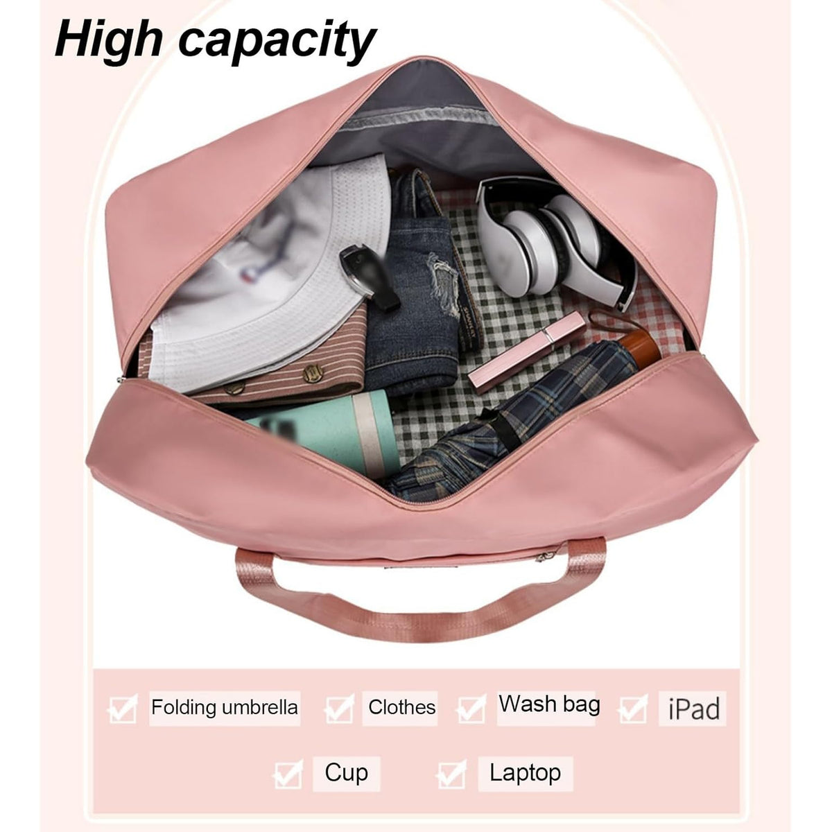 heavy duty foldable storage bags durable carry handles