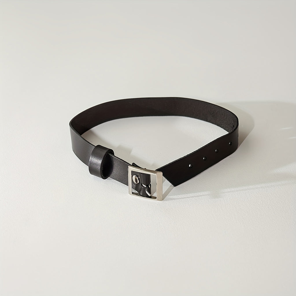 a minimalist womens fashion collar adjustable size solid