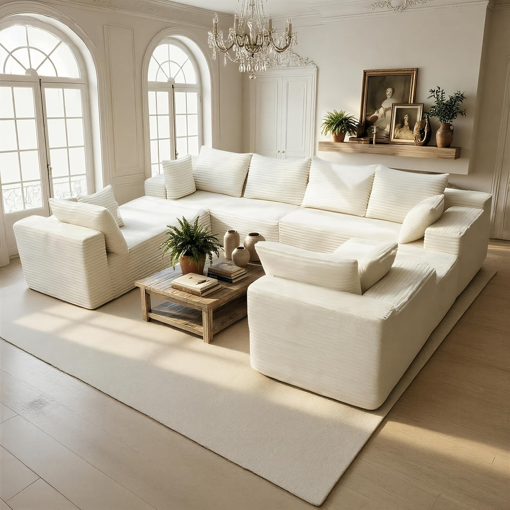 210 inch large u shaped modular sectional sofa suitable