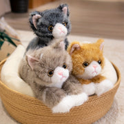 premium stuffed animal plush toy realistic cat plush animals