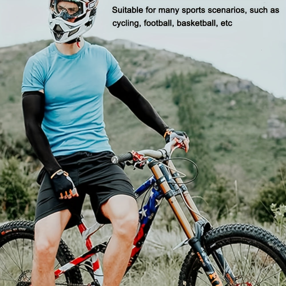 3 pairs ice like arm sleeves breathable elastic quick dry