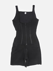 women 2in 1 adjust hooks abdomen trimmer control shapewear