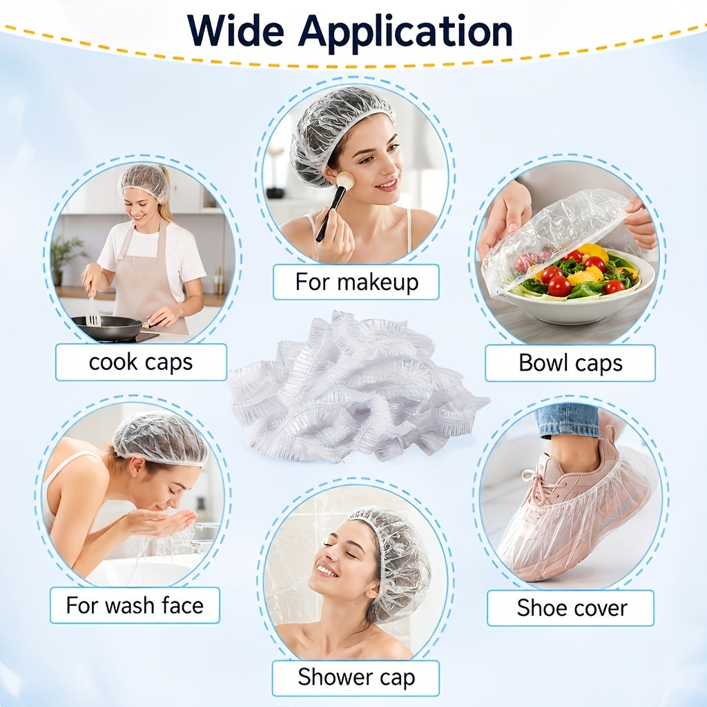 200pcs reusable elastic food covers made durable food grade