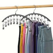 legging organizer closet metal yoga pants hangers 10 clips