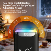 usb mini portable hand warmer heater rechargeable four sided