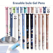 random 12pcs animal shaped erasable gel pen set 0 5mm fine
