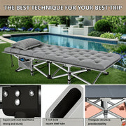 outdoor folding bed camping bed flip mattress foldable guest