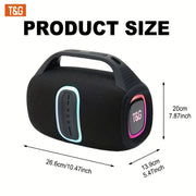 tg674 30w large speaker outdoor portable subwoofer speaker