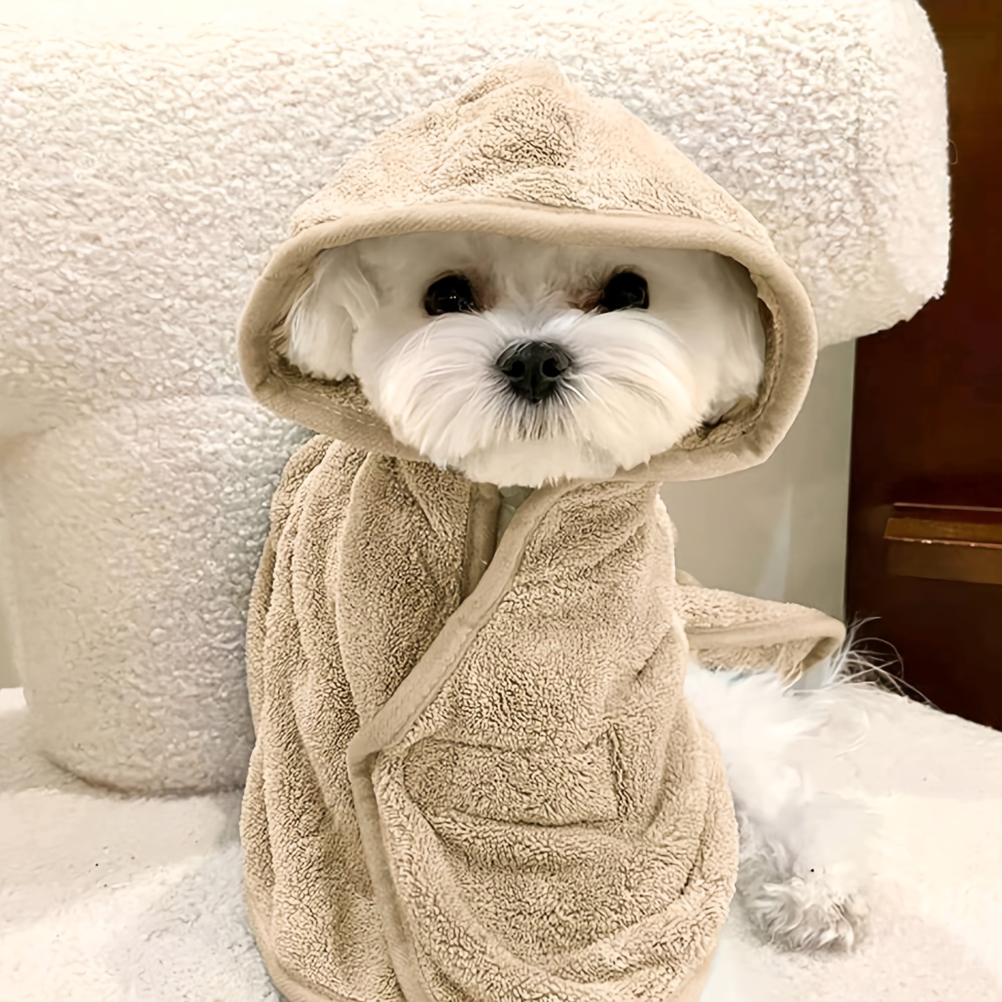 ultra absorbent   bathrobe small dogs cats animals