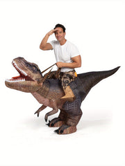 t rex inflatable dinosaur costume ride blow