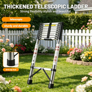telescopic ladder lightweight extendable ladder safety lock