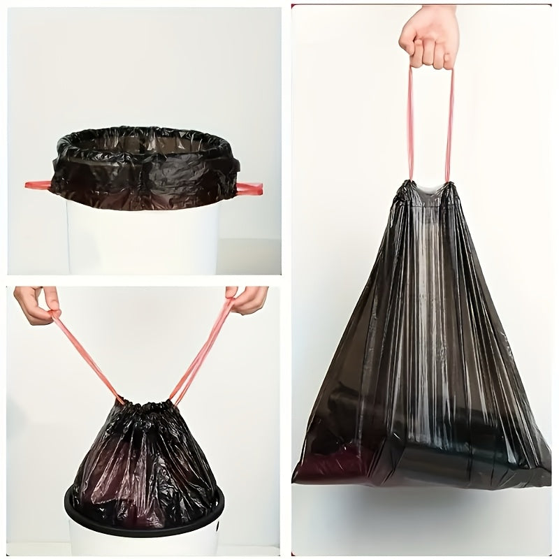 thickened leak proof odor proof drawstring garbage bags tear