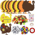 10pcs autumn stickers thanksgiving turkey