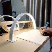 white   led desk lamp adjustable brightness