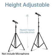 universal floor tripod microphone stand stroage case