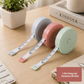 2pcs set automatic retractable tape measure soft ruler iron