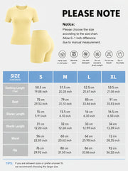 womens 2pcs athletic outfit set short sleeve
