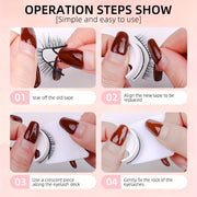 self   false eyelashes 3 pairs set pre   reusable