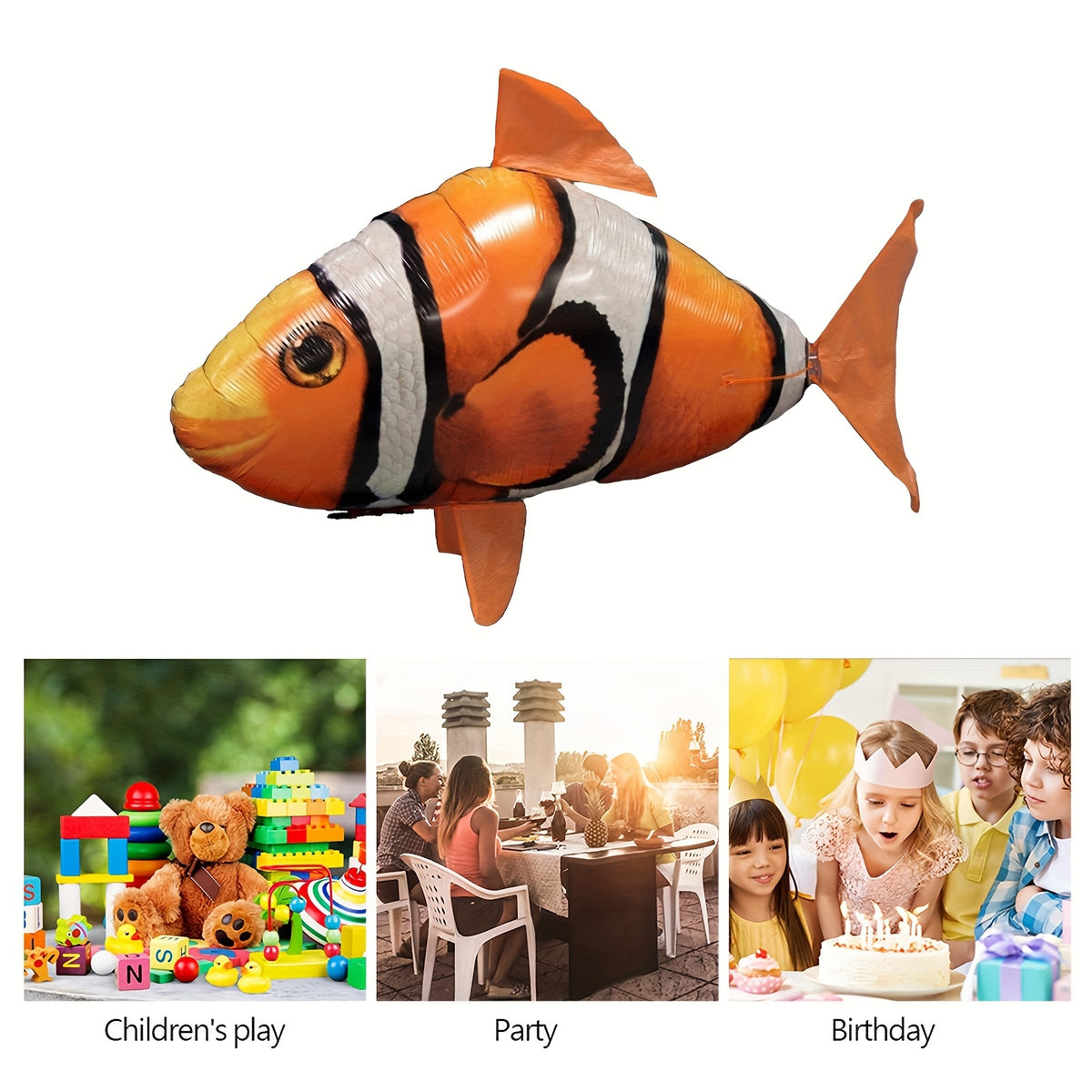 remote control clownfish inflatable remote control