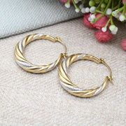 1 pair womens fashionable hoop earrings middle eastern style