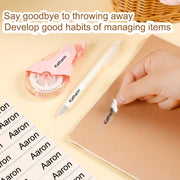 personalized custom transparent name tags waterproof