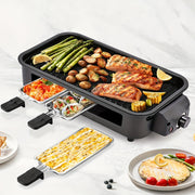 smokeless electric grill indoor grill removable non stick
