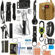 survival gear survival kit 170pcs first aid