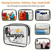 transparent casual handbag suitable men women used a makeup