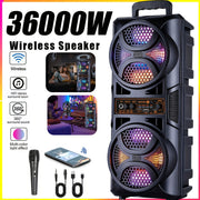 portable large speaker subwoofer microphone suitable karaoke