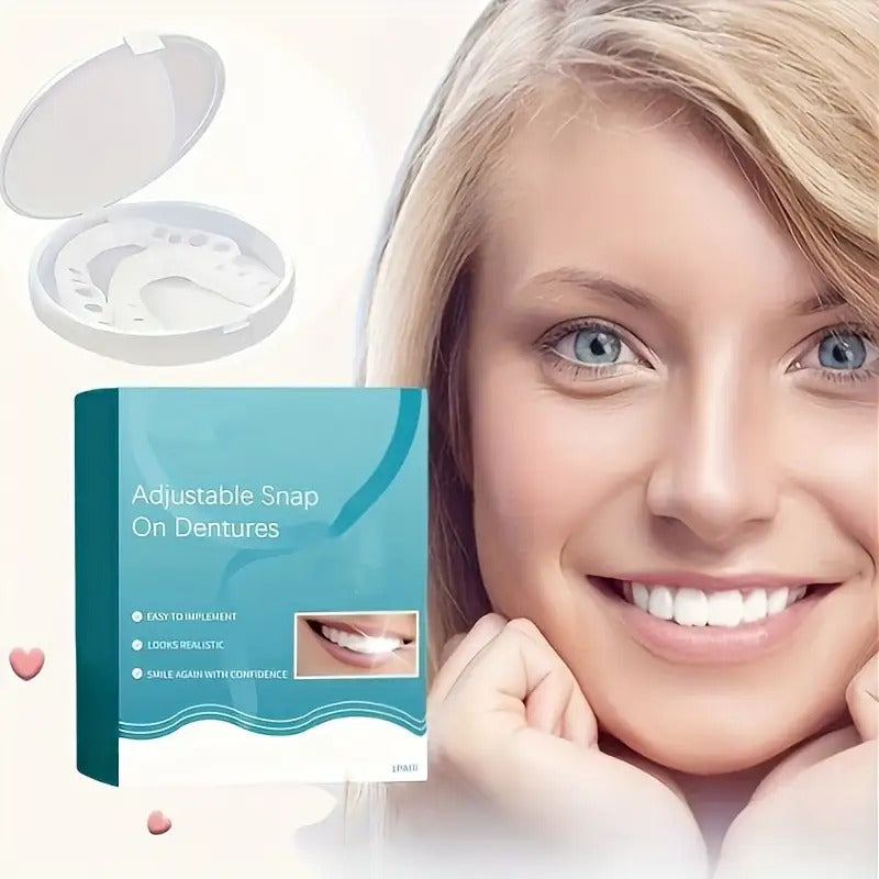adjustable snap cosmetic teeth veneers flexible comfortable